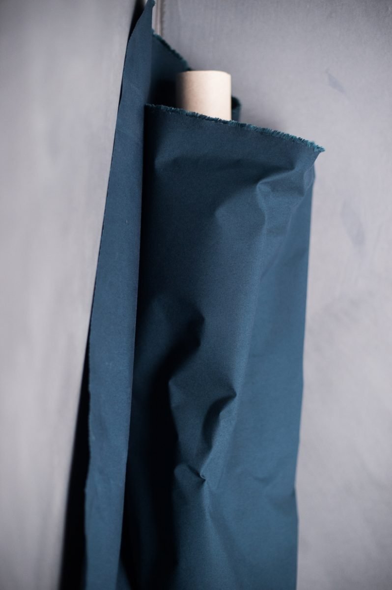 British Organic Cotton Dry Oilskin 7.2oz - Midnight - Merchant & Mills - Simplifi Fabric