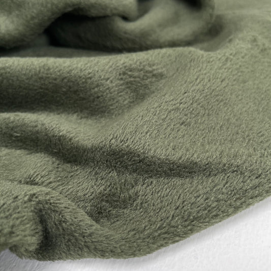 Polartec® High Loft™ Recycled Fleece 4224 - Made in USA - Industrial Green