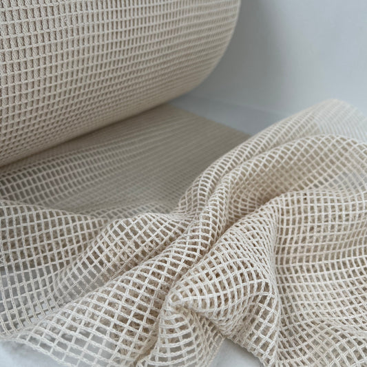 USA Grown Cotton Mesh / Net - Made In Canada - Natural