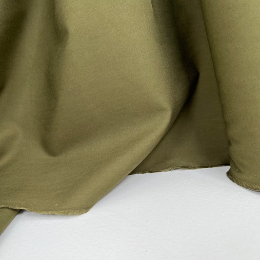 Cotton Broadcloth - Oeko-Tex®  - Japanese Import - Olivine