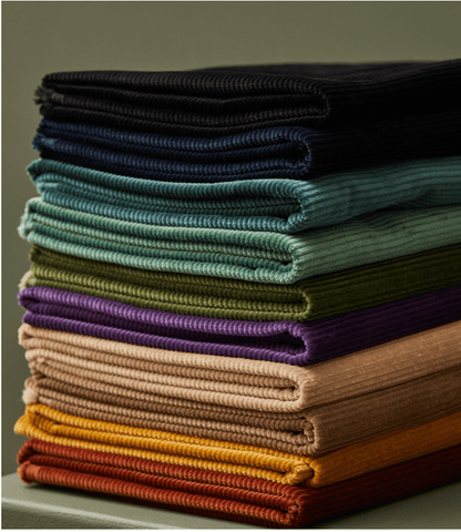 Organic Cotton Kora Corduroy - OEKO - TEX® / GOTS - Mind The Maker - Black - Simplifi Fabric