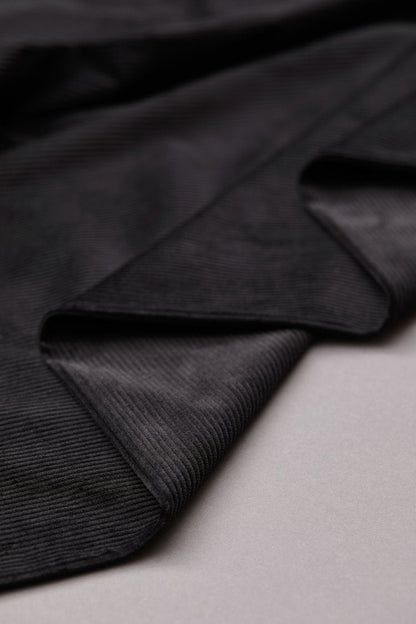 Organic Cotton Kora Corduroy - OEKO - TEX® / GOTS - Mind The Maker - Black - Simplifi Fabric